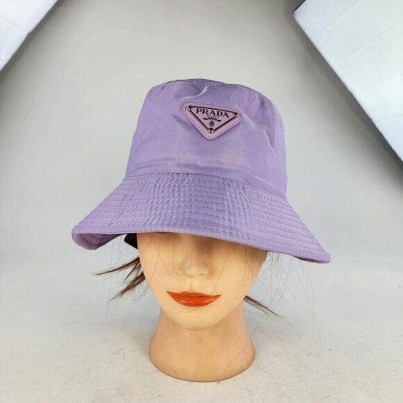 Prada Re-nylon Bucket Hat Purple Unisex Size S/M main image 10